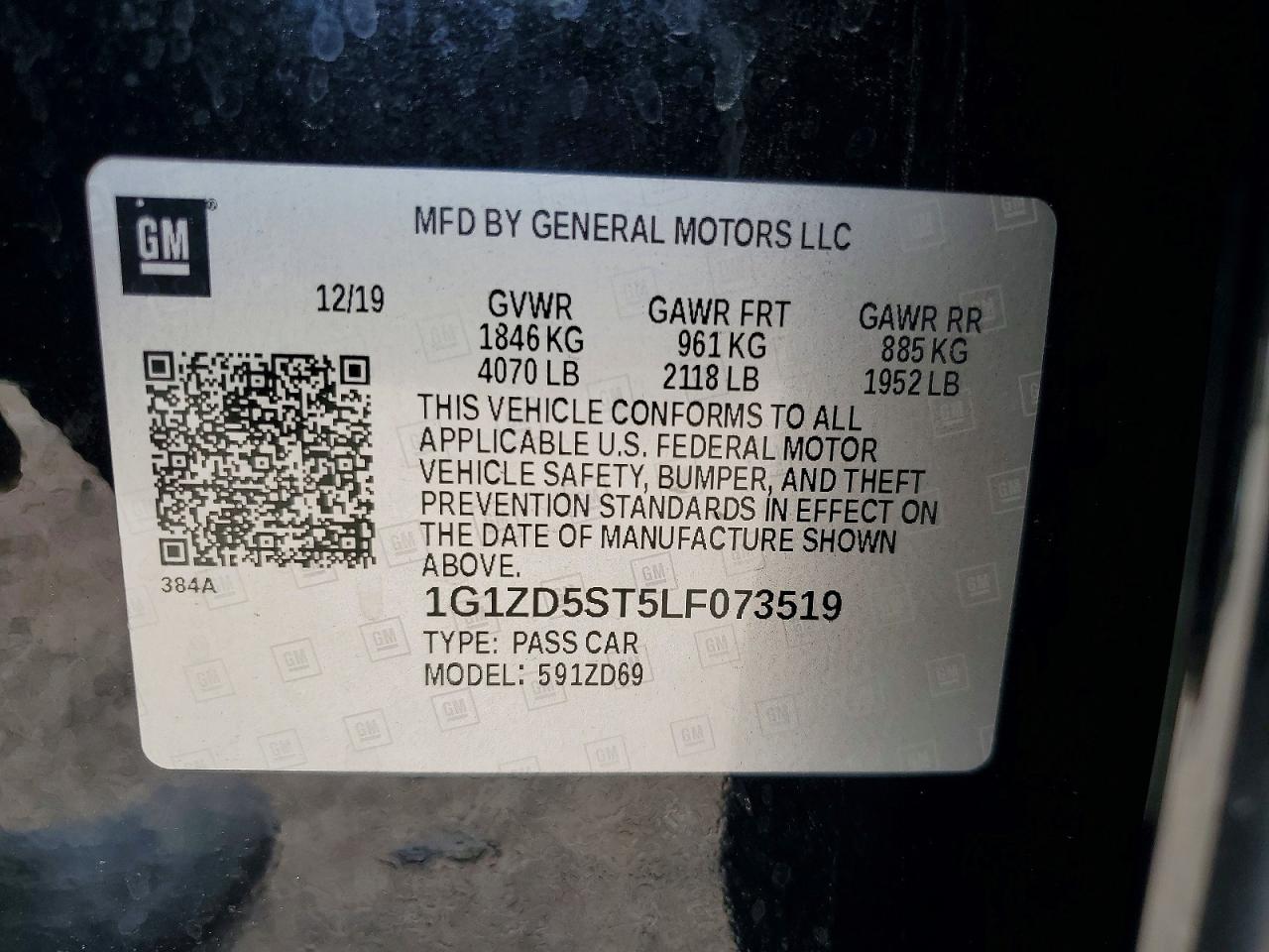 2020 CHEVROLET MALIBU LT photo 37