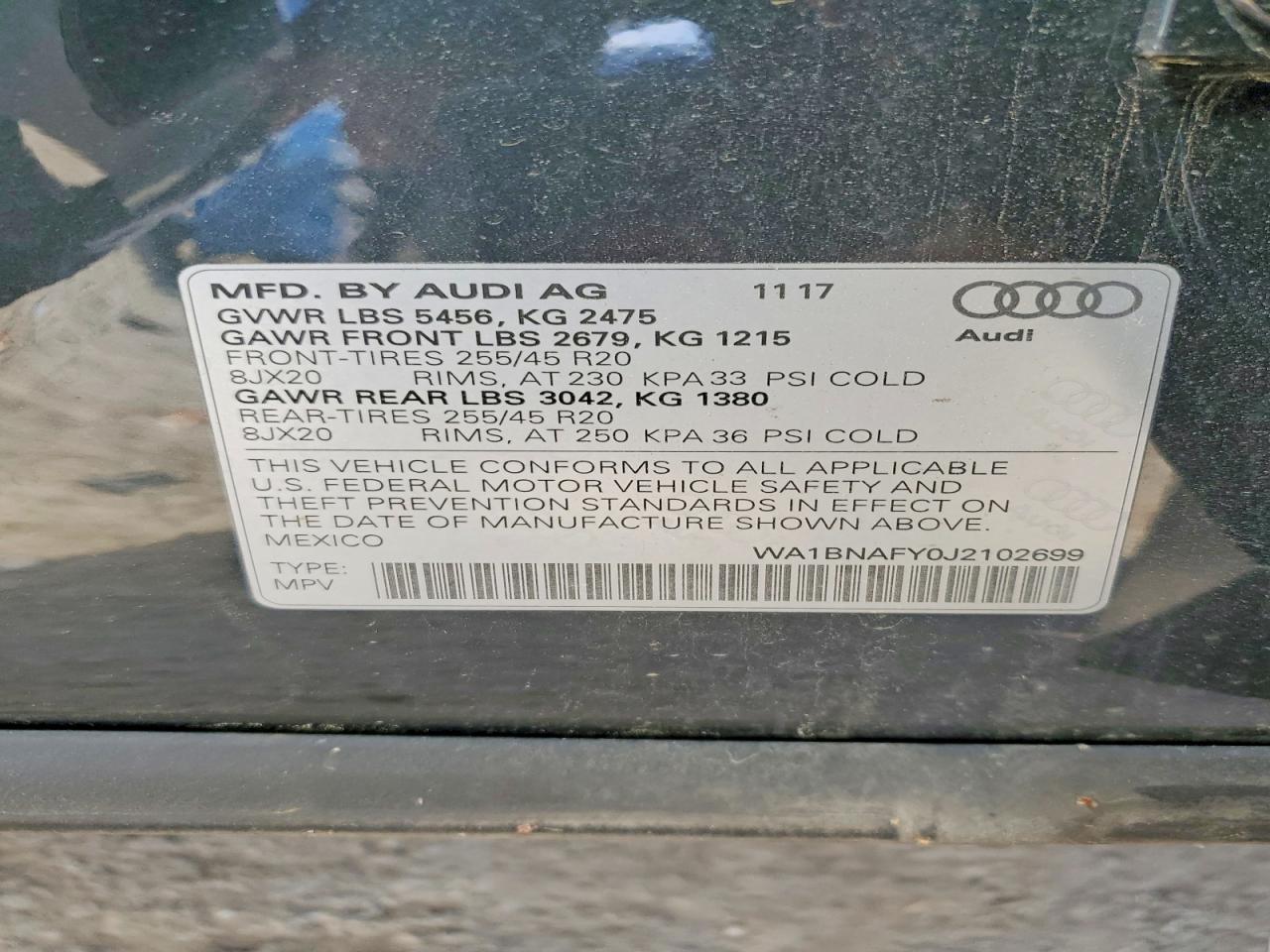 2018 AUDI Q5 PREMIUM PLUS photo 25