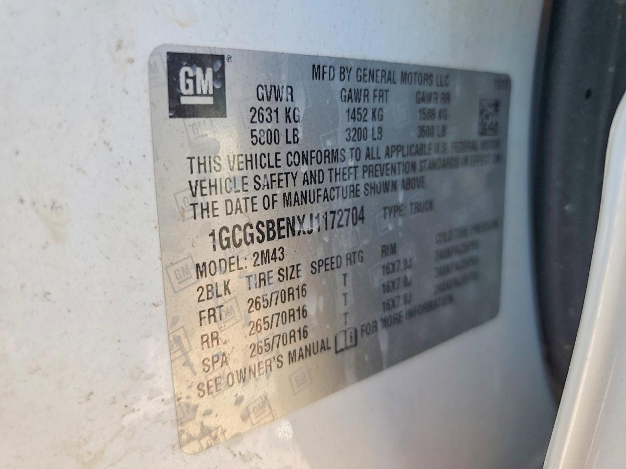 2018 CHEVROLET COLORADO photo 23