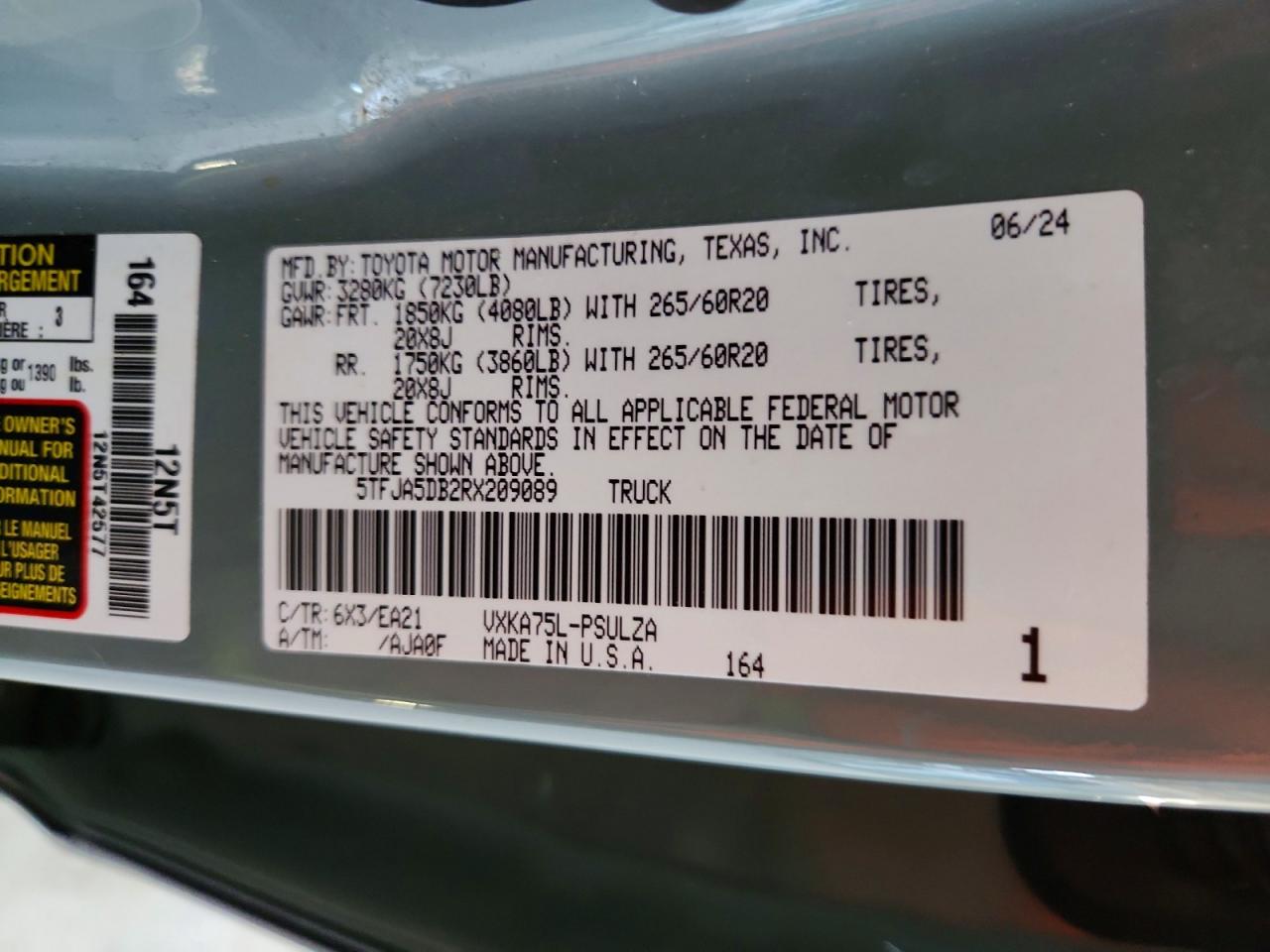 2024 TOYOTA TUNDRA CREWMAX LIMITED photo 25