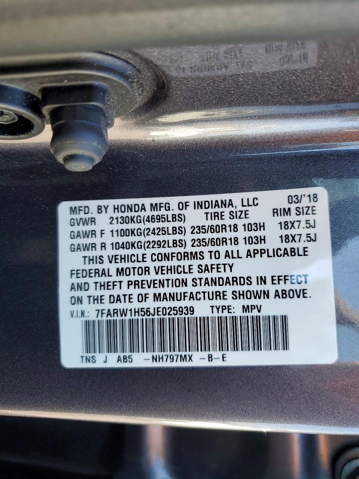 2018 HONDA CR-V EX photo 23