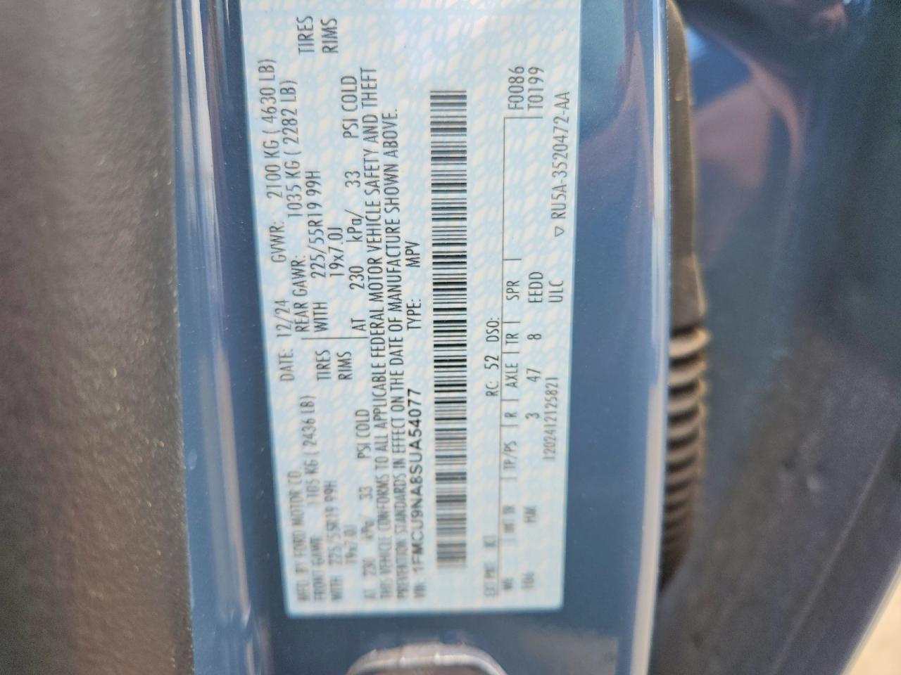 2025 FORD ESCAPE ST LINE SELECT photo 34