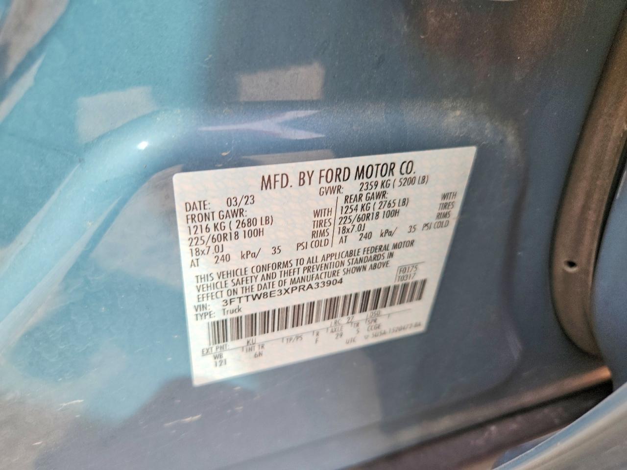 2023 FORD MAVERICK XL photo 33