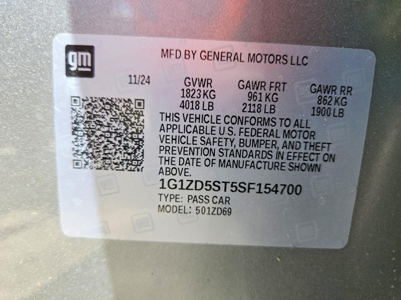 2025 CHEVROLET MALIBU LT photo 12