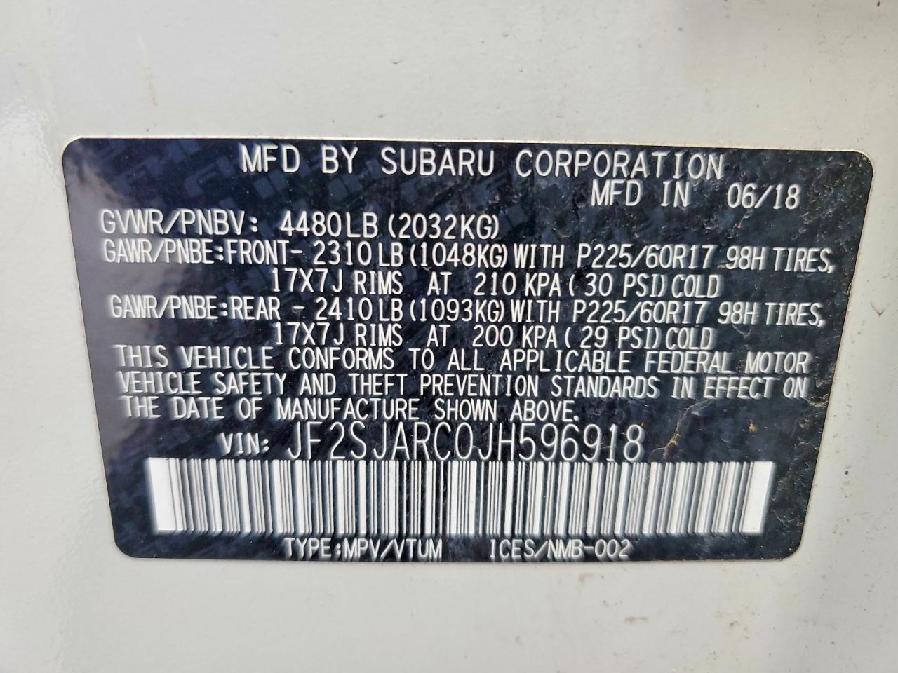 2018 SUBARU FORESTER 2.5I LIMITED photo 25
