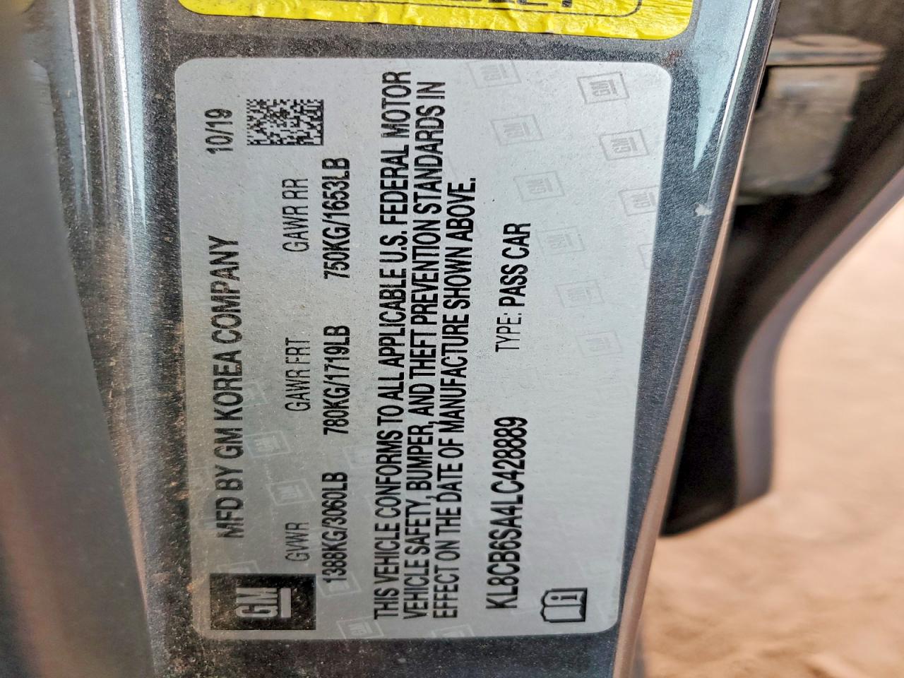 2020 CHEVROLET SPARK LS photo 25