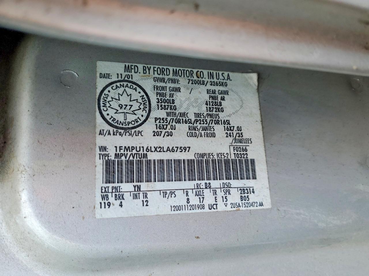 2002 FORD EXPEDITION XLT photo 37