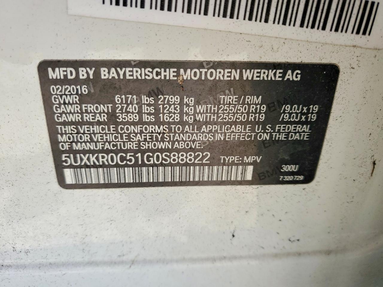 2016 BMW X5 XDRIVE35I photo 14