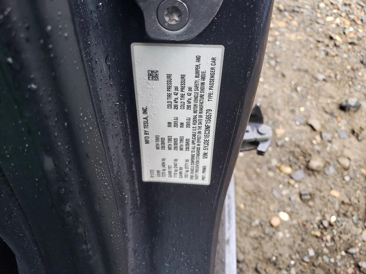 2022 TESLA MODEL 3 photo 37