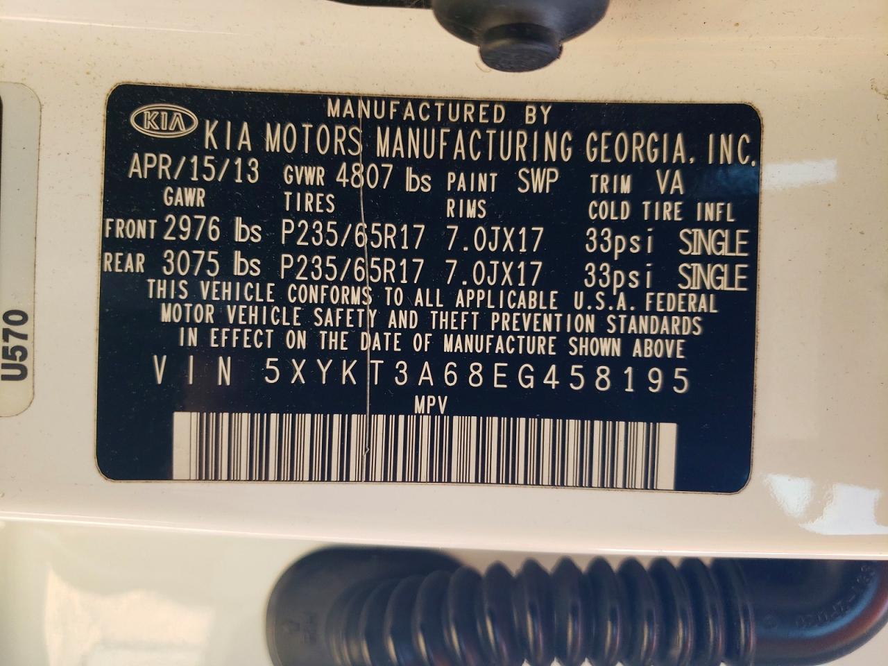 2014 KIA SORENTO LX photo 25