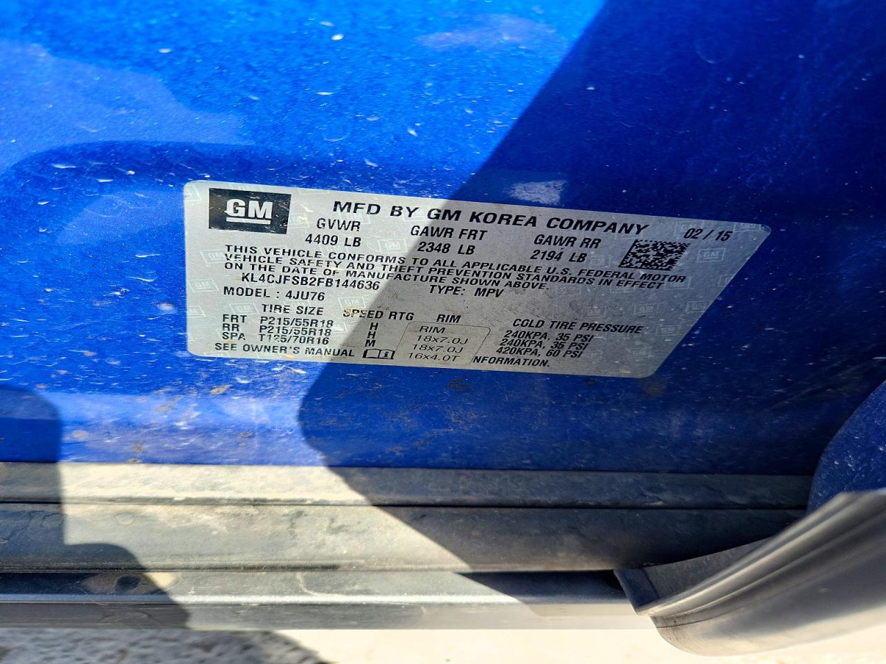 2015 BUICK ENCORE CONVENIENCE photo 23