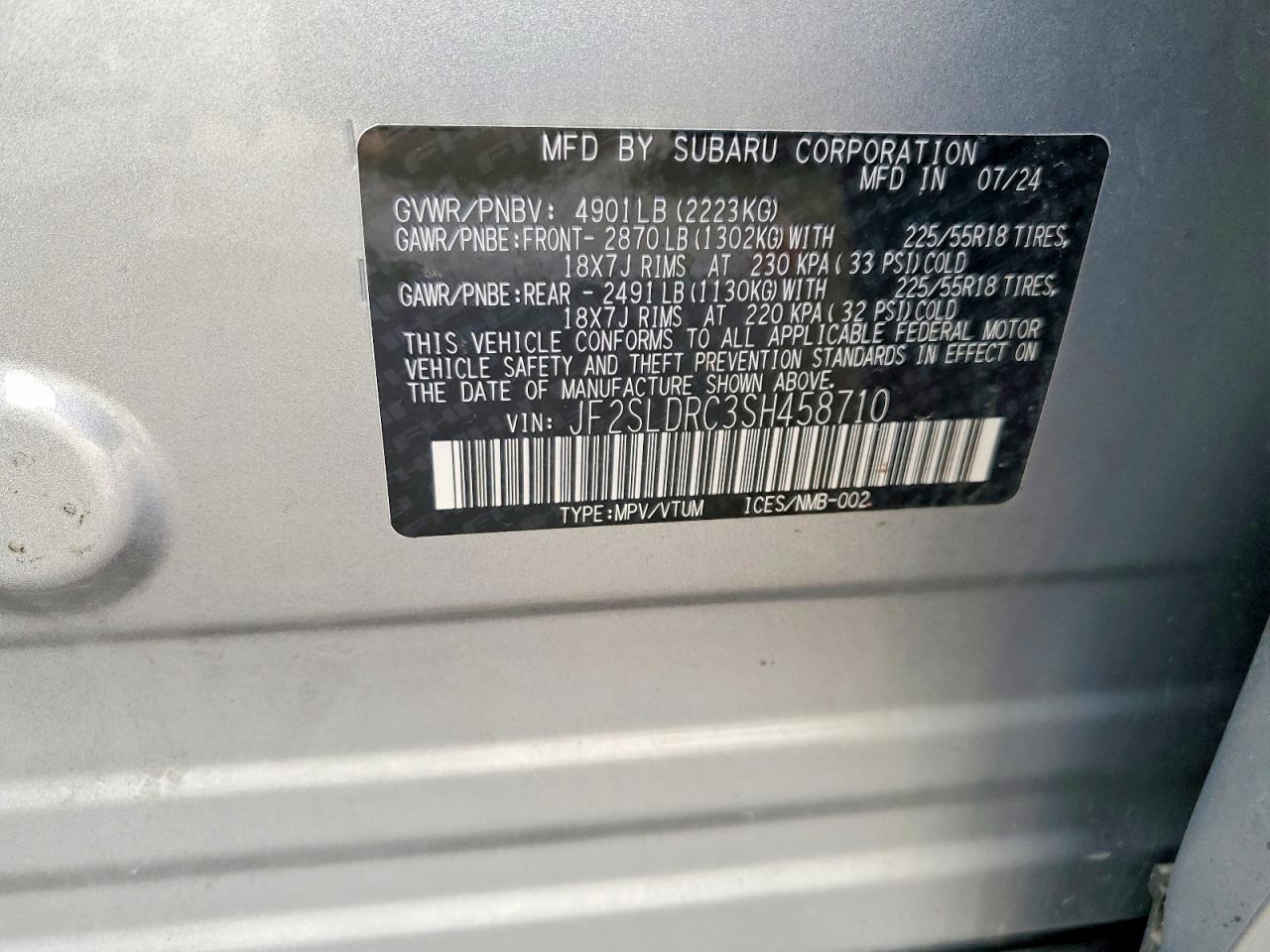 2025 SUBARU FORESTER LIMITED photo 12