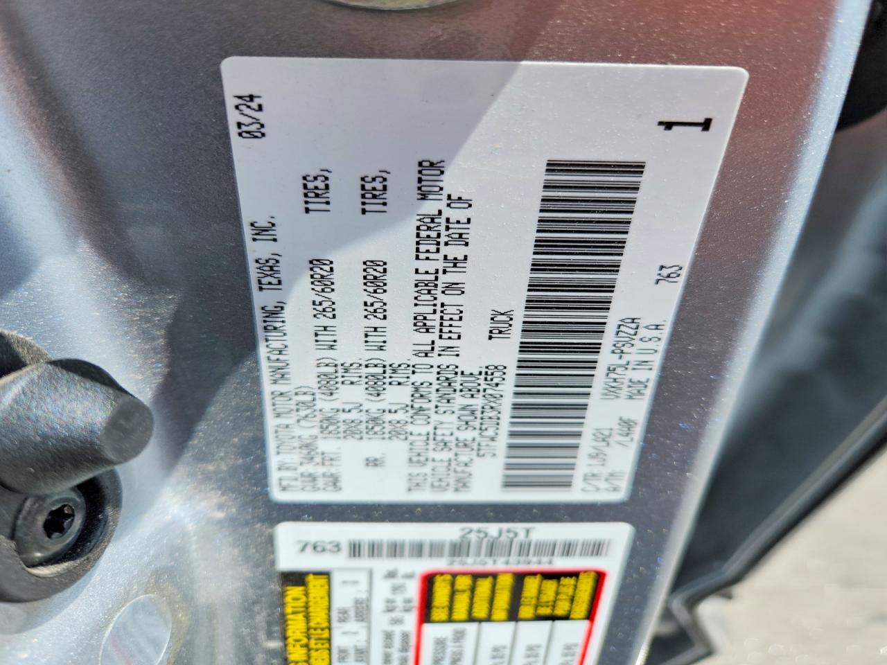 2024 TOYOTA TUNDRA photo 37