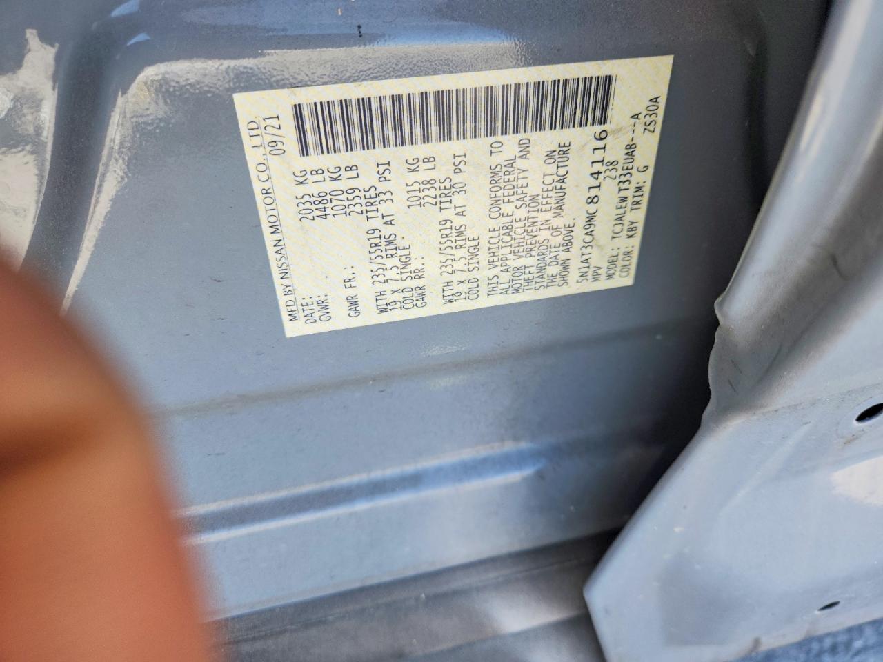 2021 NISSAN ROGUE SL photo 25