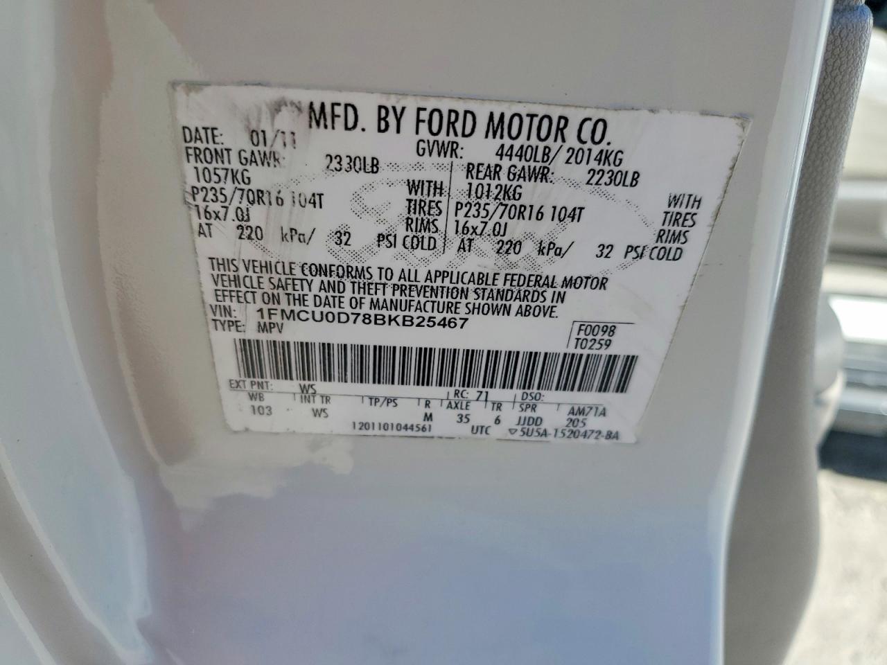2011 FORD ESCAPE XLT photo 25