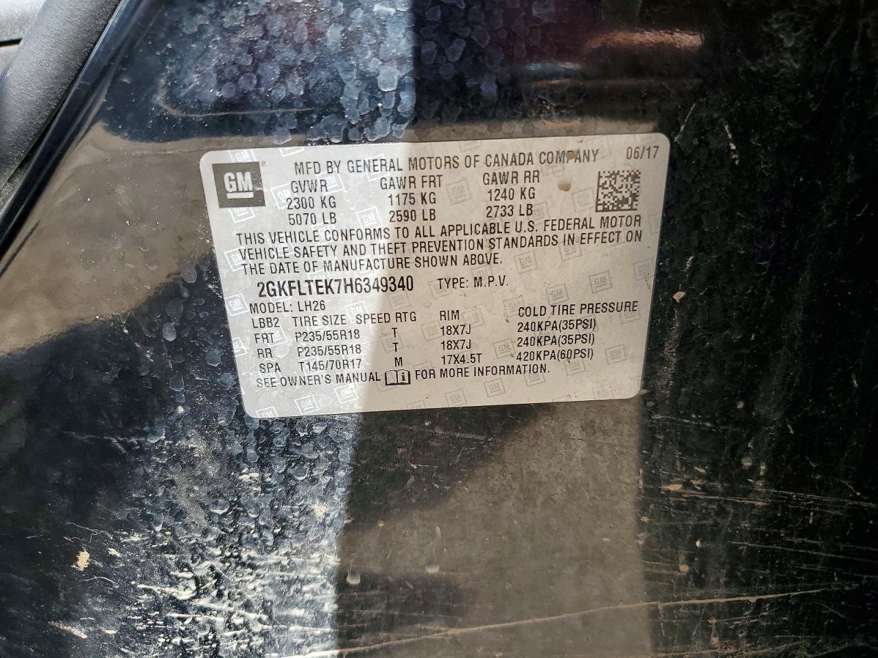 2017 GMC TERRAIN SLE photo 37
