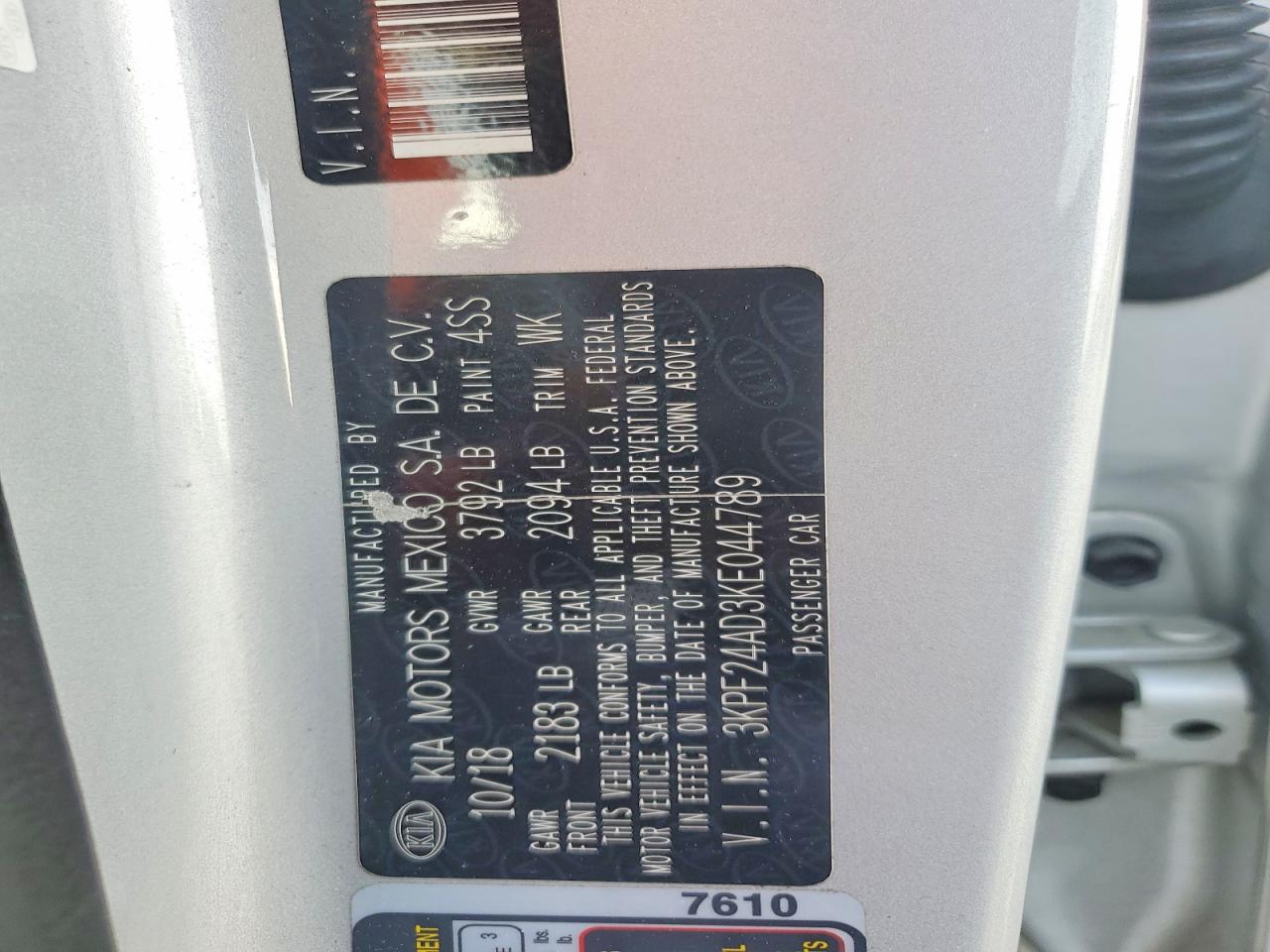 2019 KIA FORTE LXS photo 34