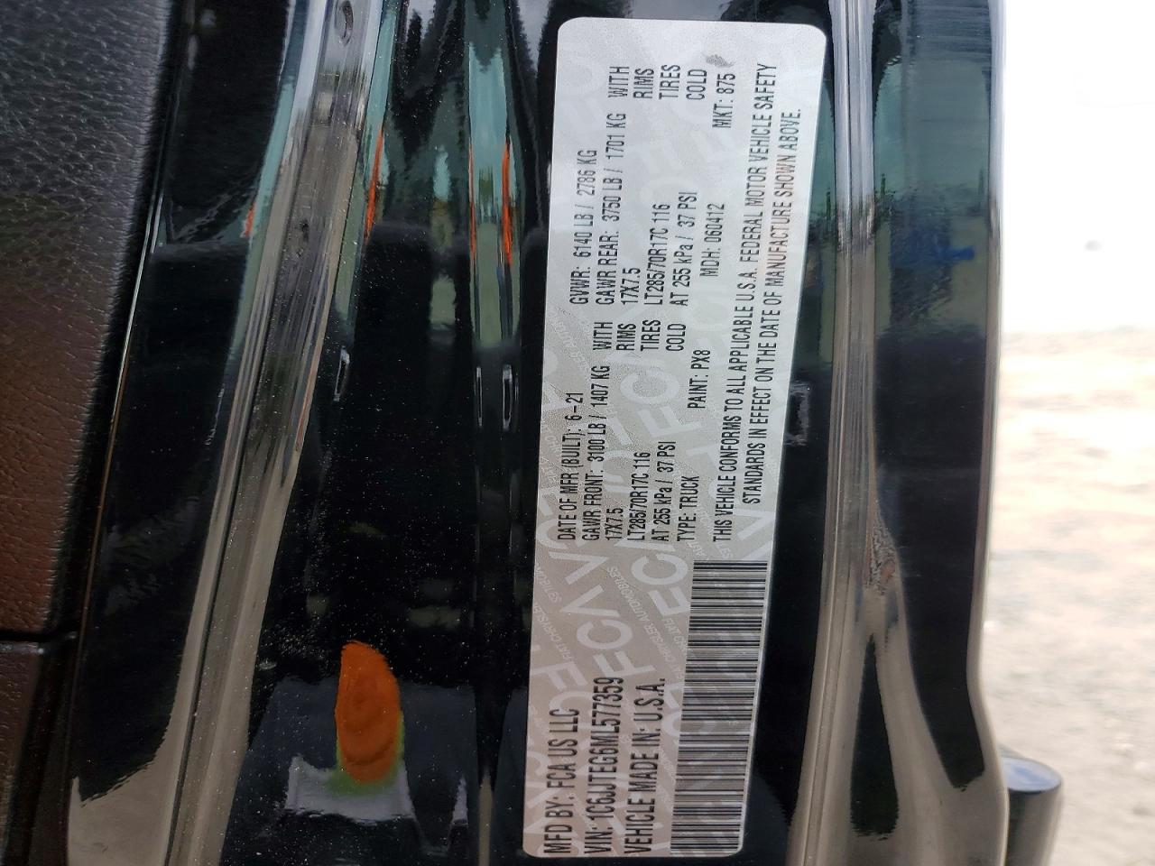 2021 JEEP GLADIATOR MOJAVE photo 12