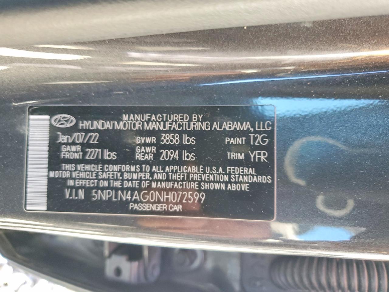 2022 HYUNDAI ELANTRA SEL photo 12