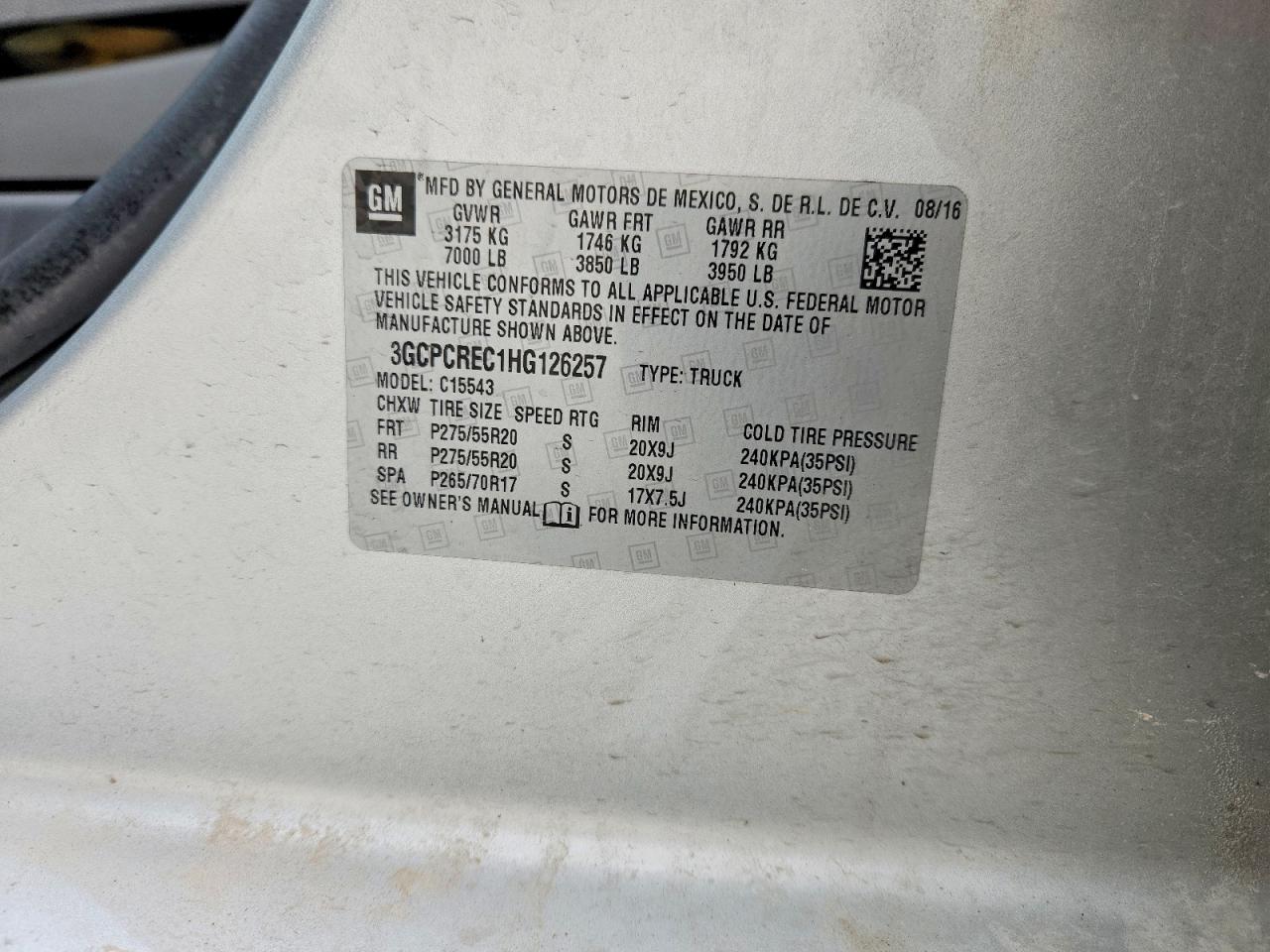 2017 CHEVROLET SILVERADO C1500 LT photo 23