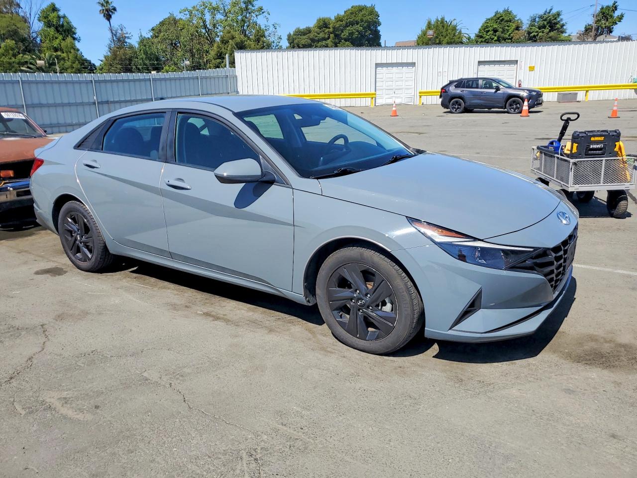 2021 HYUNDAI ELANTRA BLUE photo 7