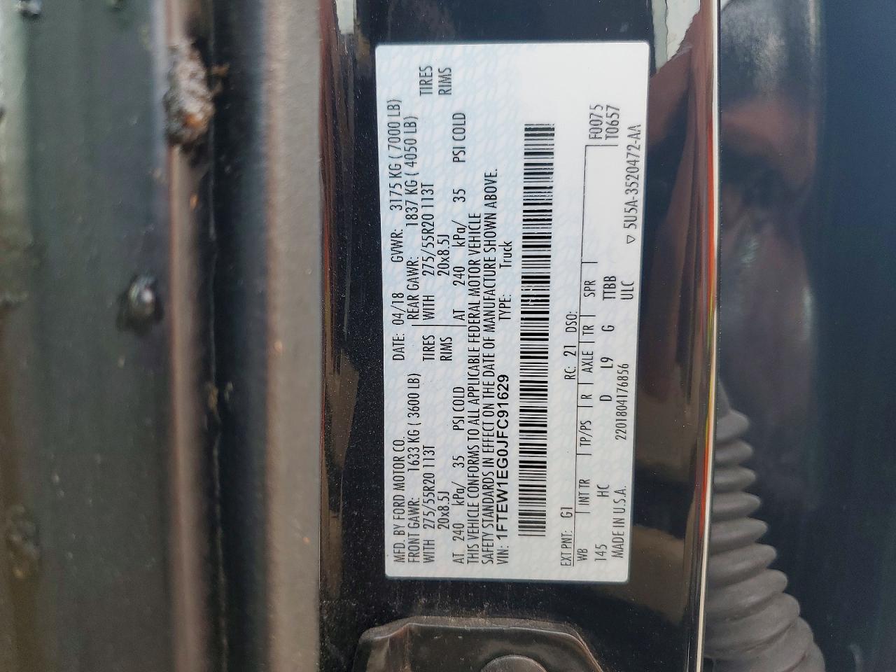 2018 FORD F150 SUPERCREW photo 23