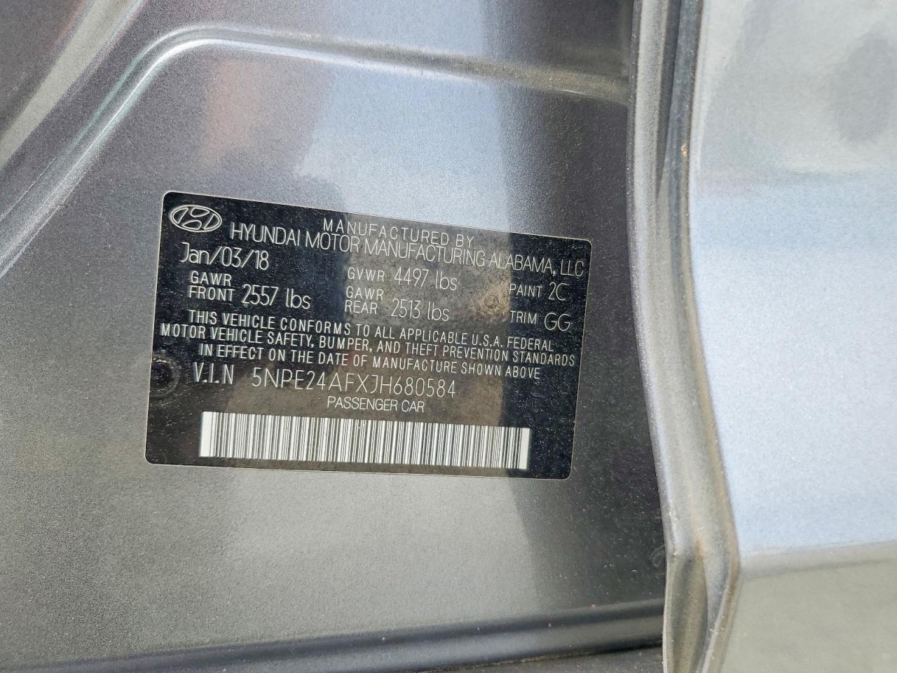 2018 HYUNDAI SONATA SE photo 34