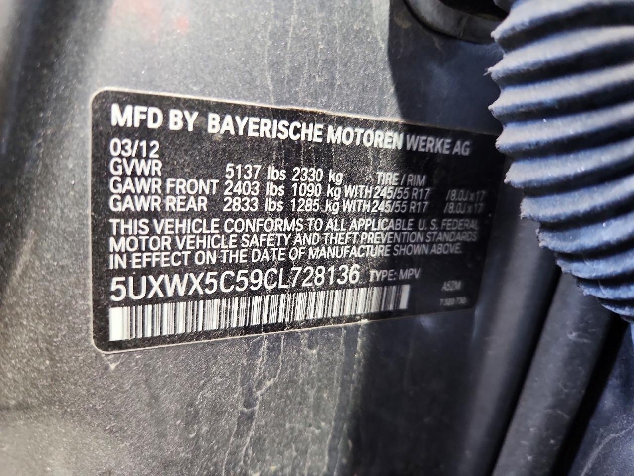 2012 BMW X3 XDRIVE28I photo 13