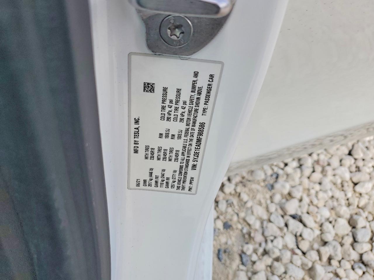 2021 TESLA MODEL 3 photo 23