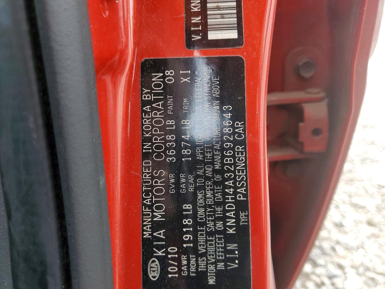 2011 KIA RIO LX photo 34