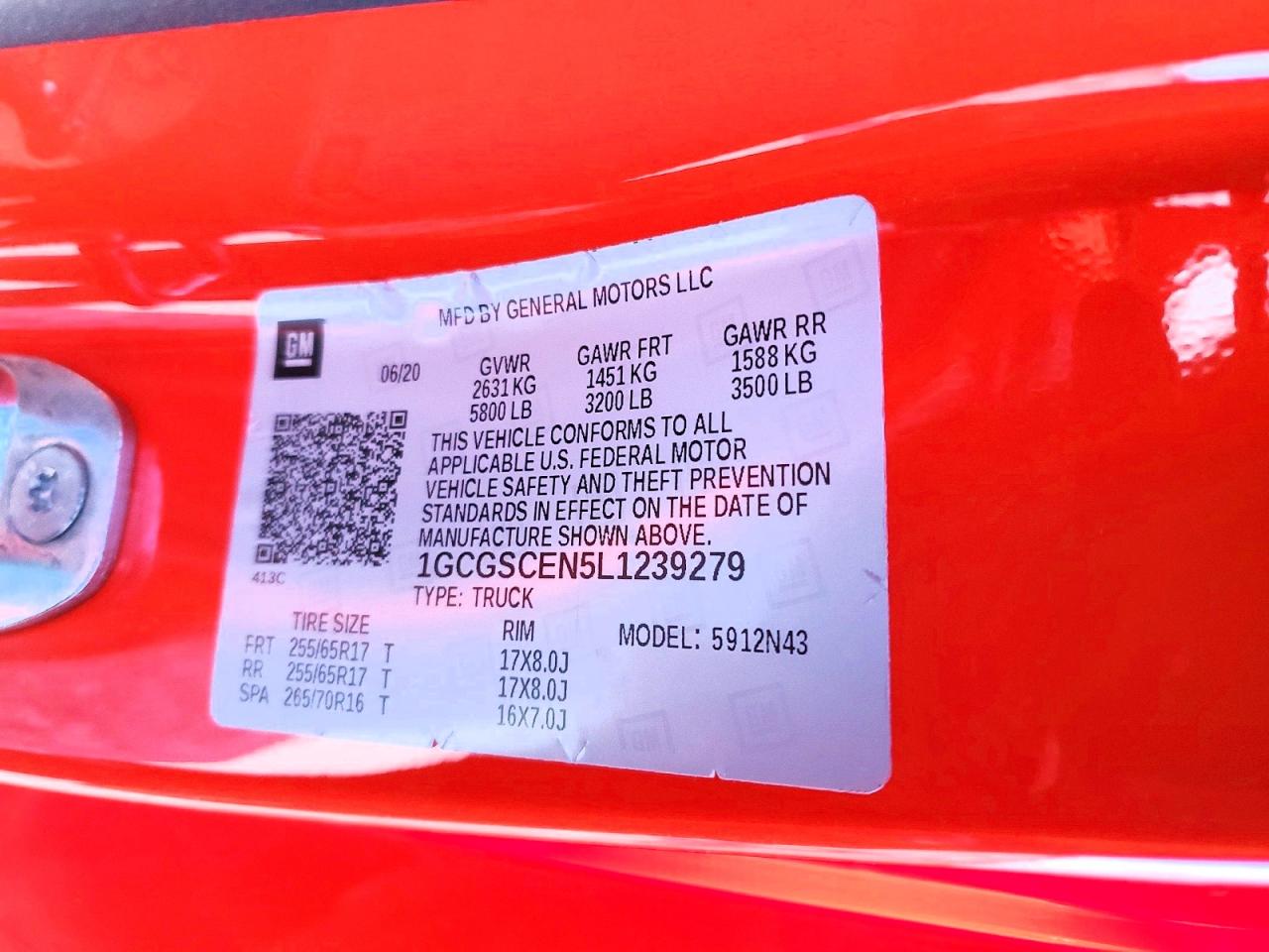 2020 CHEVROLET COLORADO LT photo 25