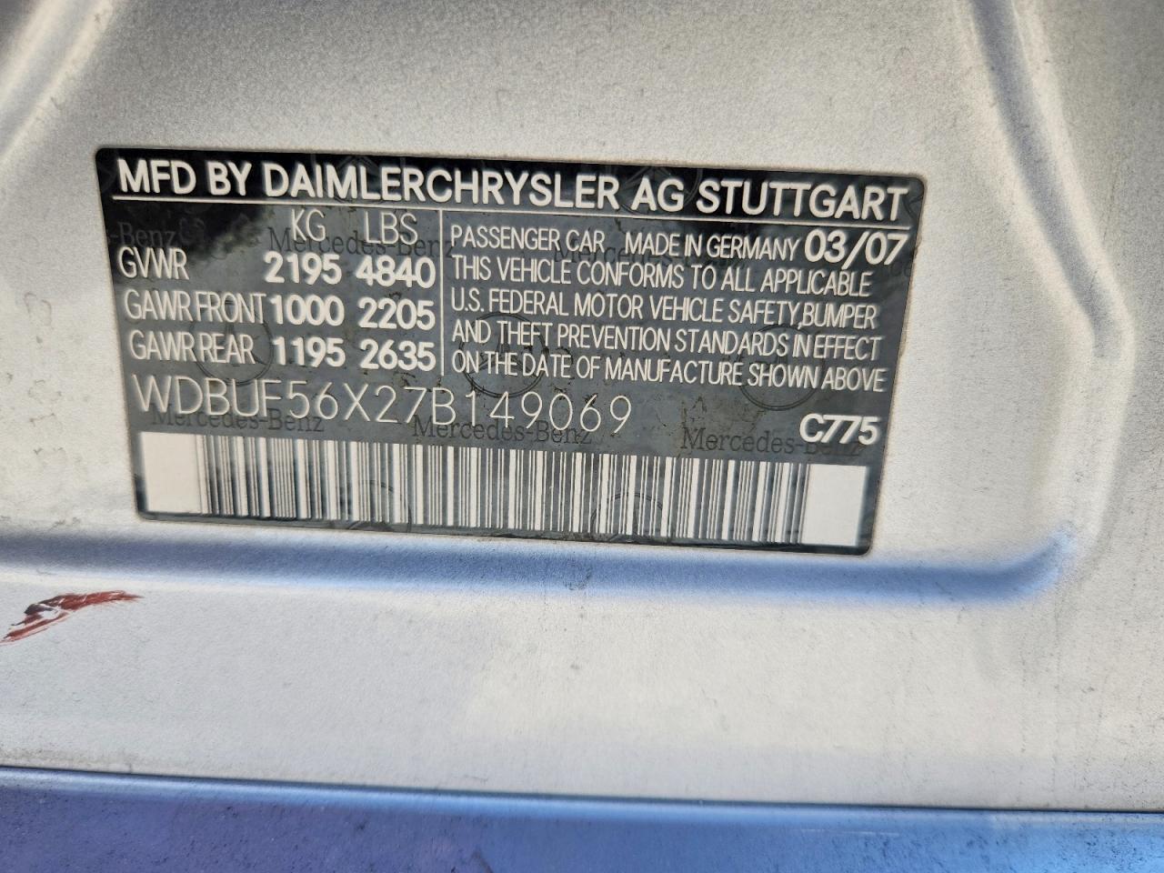 2007 MERCEDES-BENZ E 350 photo 34