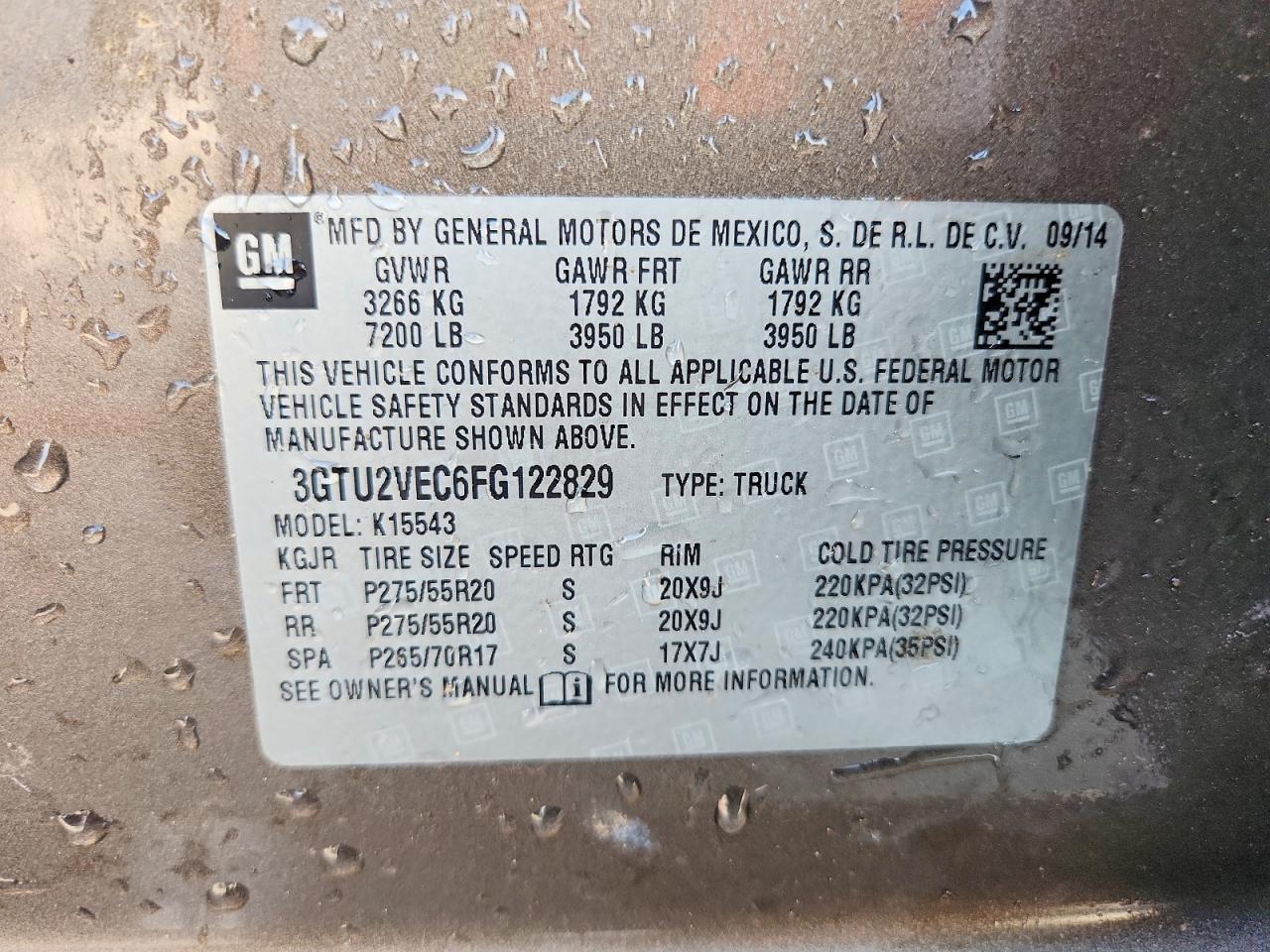 2015 GMC SIERRA K1500 SLT photo 34