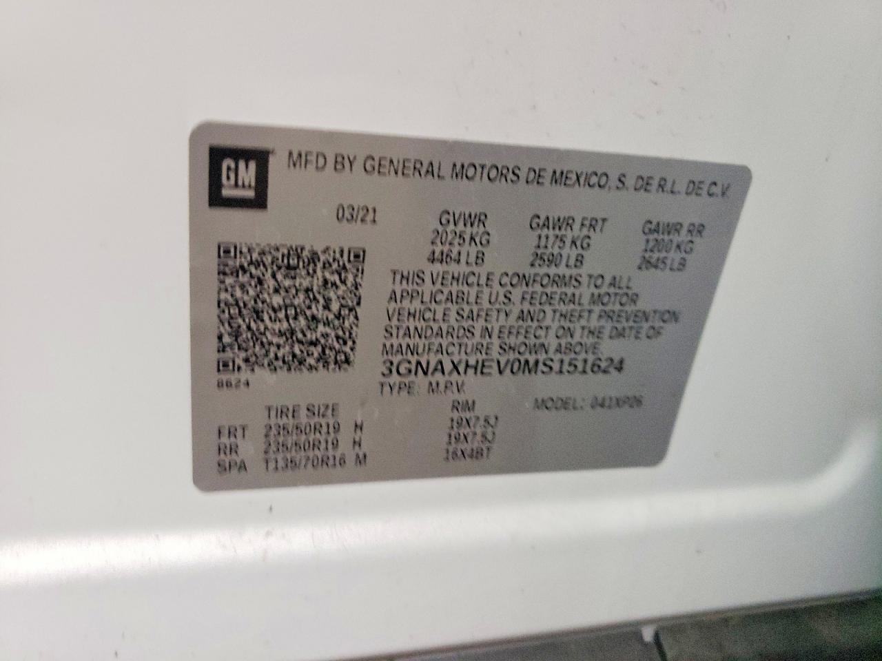 2021 CHEVROLET EQUINOX LS photo 27