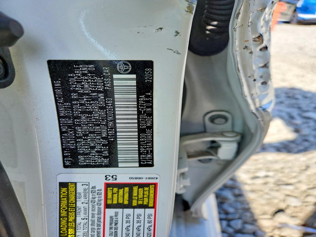 2019 TOYOTA CAMRY XSE V6 photo 34