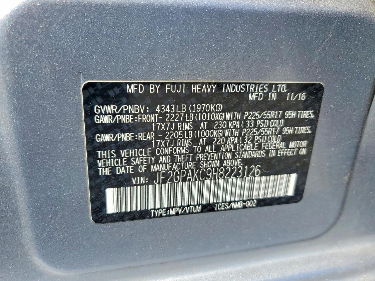 2017 SUBARU CROSSTREK LIMITED photo 25