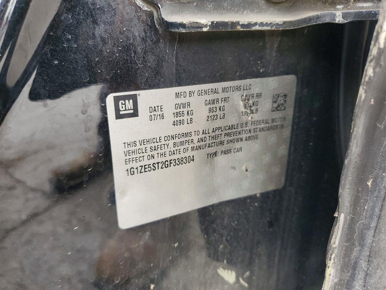 2016 CHEVROLET MALIBU photo 23