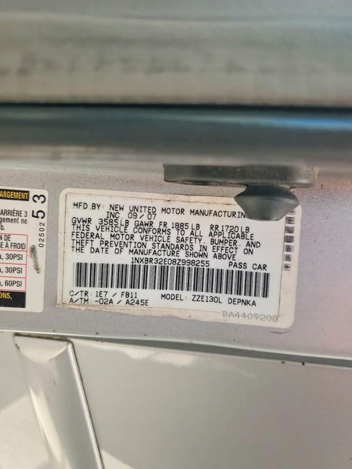 2008 TOYOTA COROLLA LE photo 12