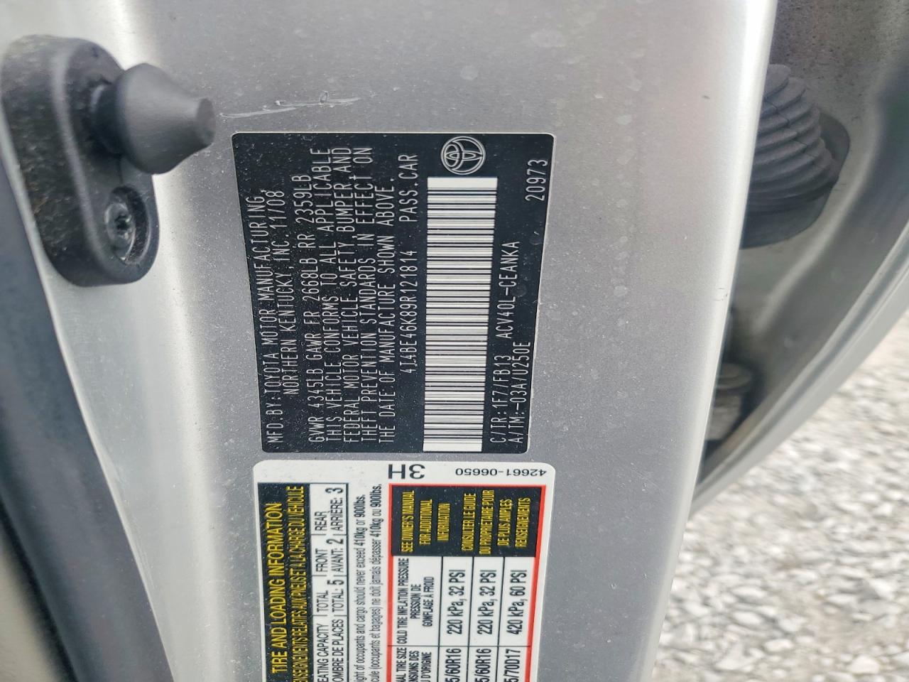 2009 TOYOTA CAMRY LE photo 23
