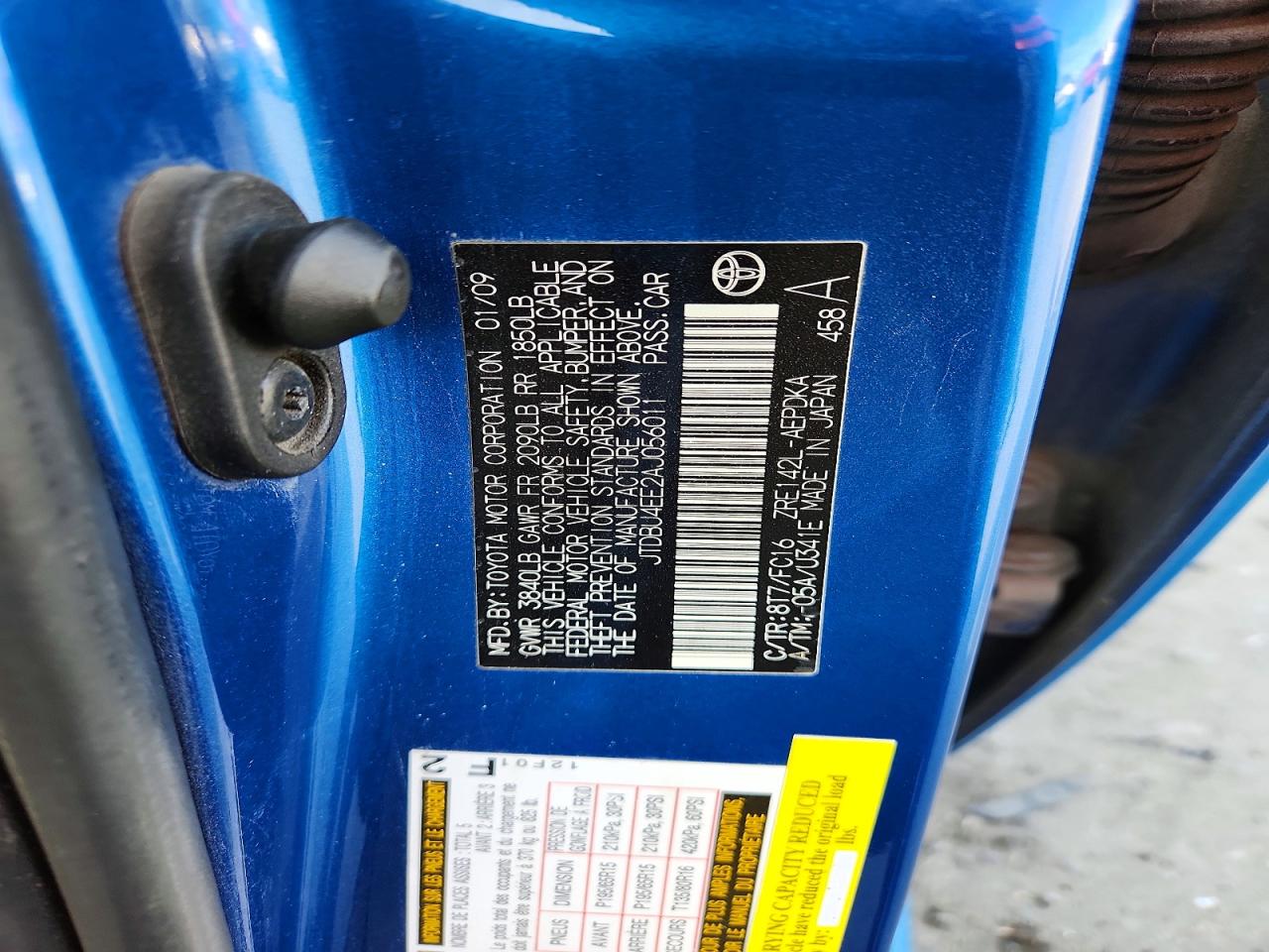 2010 TOYOTA COROLLA LE photo 23