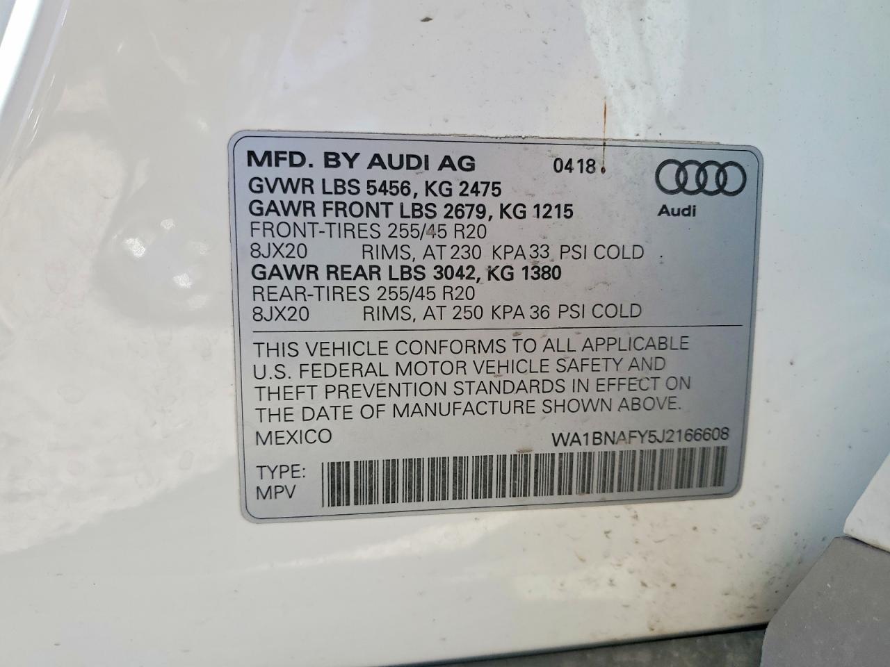 2018 AUDI Q5 PREMIUM PLUS photo 25