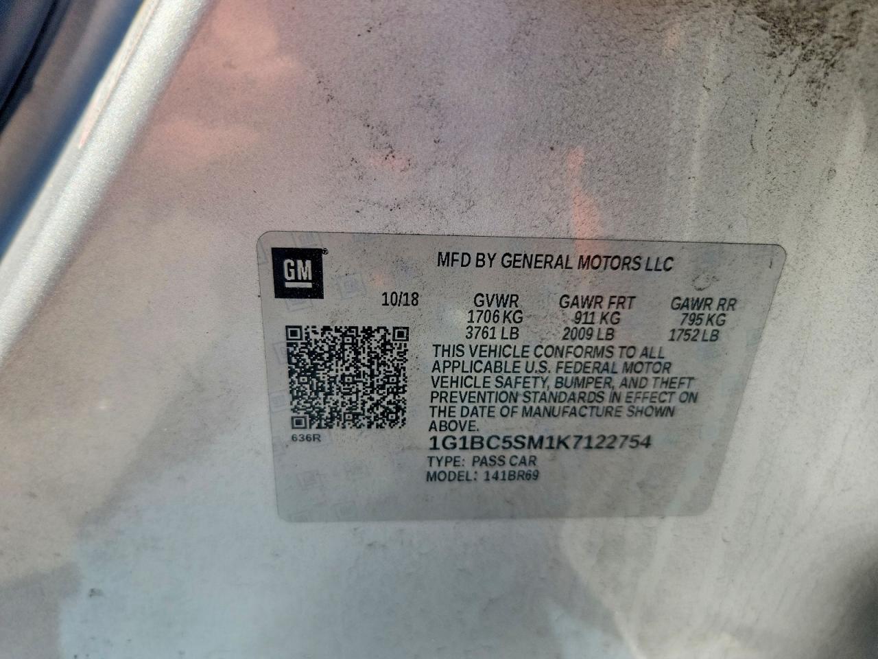 2019 CHEVROLET CRUZE LS photo 23