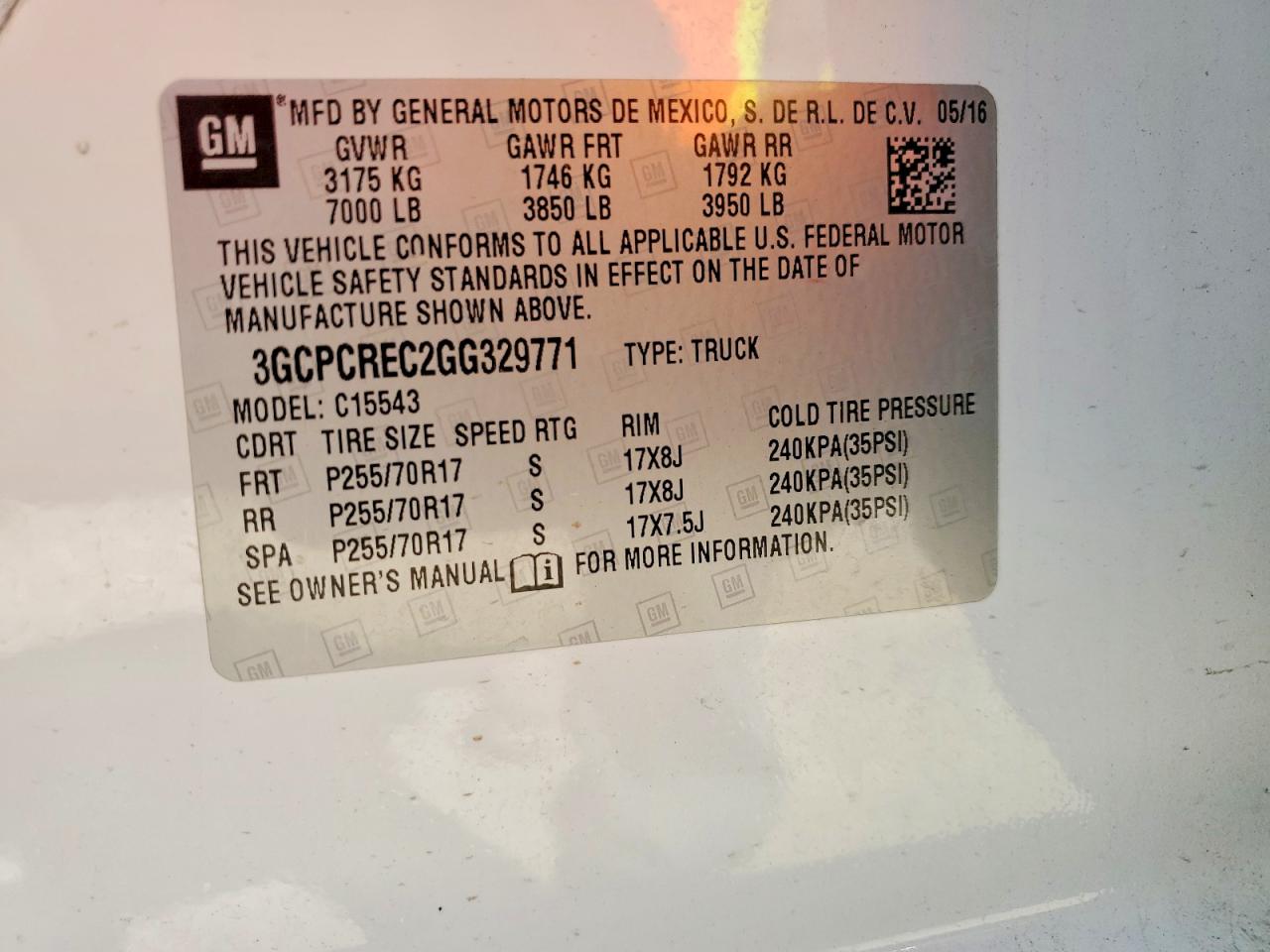 2016 CHEVROLET SILVERADO C1500 LT photo 23