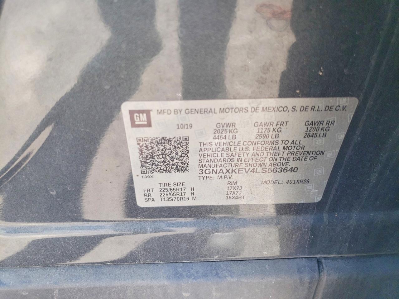 2020 CHEVROLET EQUINOX LT photo 37