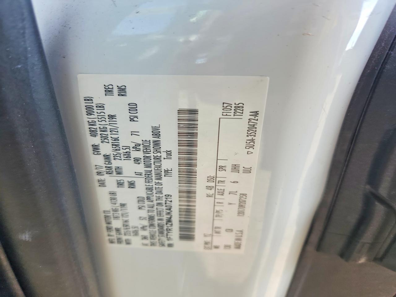 2018 FORD TRANSIT T-250 photo 25