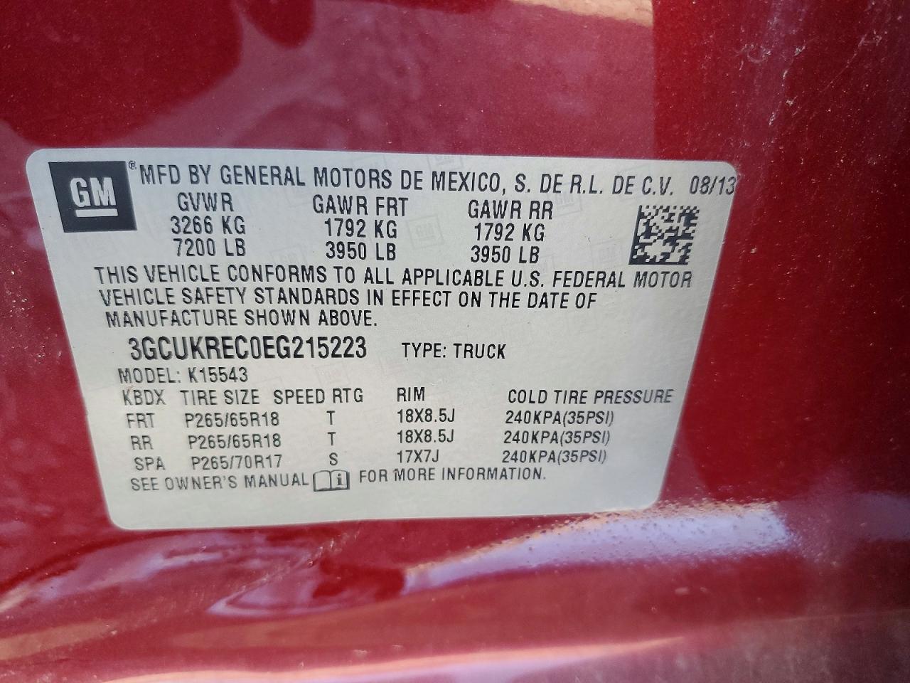 2014 CHEVROLET SILVERADO K1500 LT photo 34