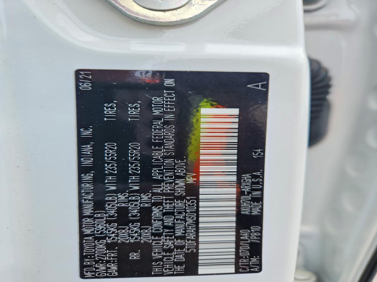2021 TOYOTA HIGHLANDER HYBRID PLATINUM photo 27