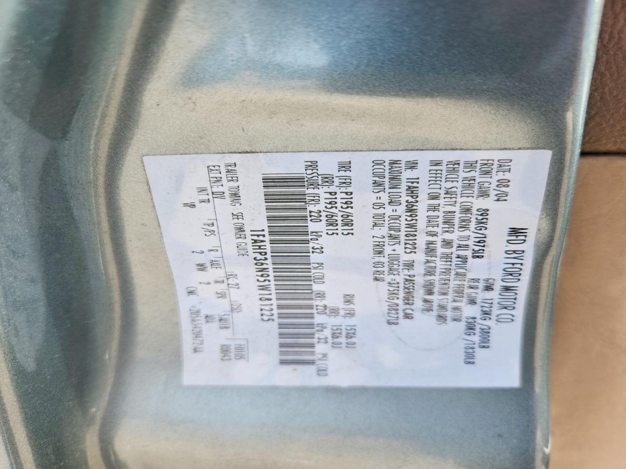 2005 FORD FOCUS ZXW photo 23