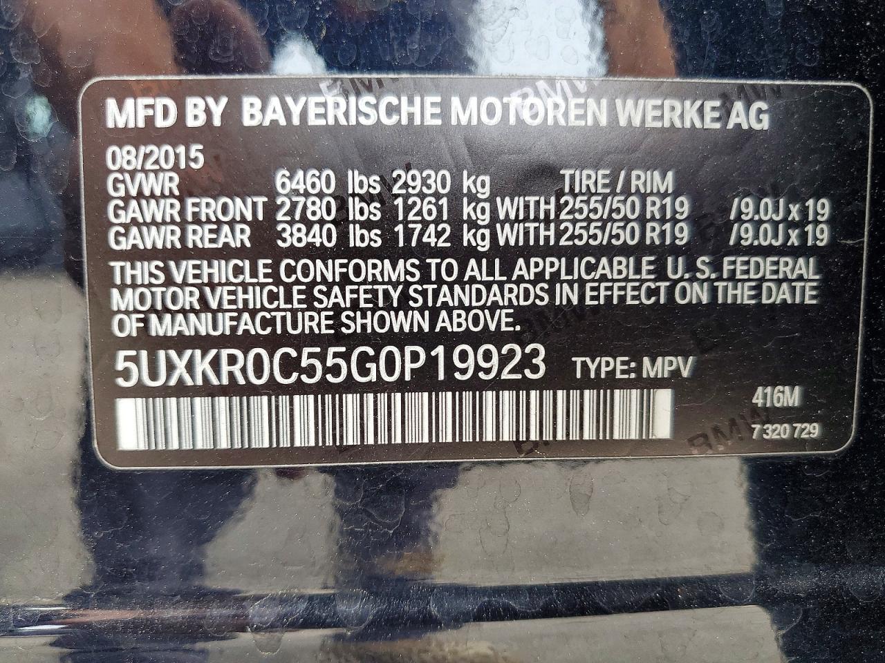 2016 BMW X5 XDRIVE35I photo 25