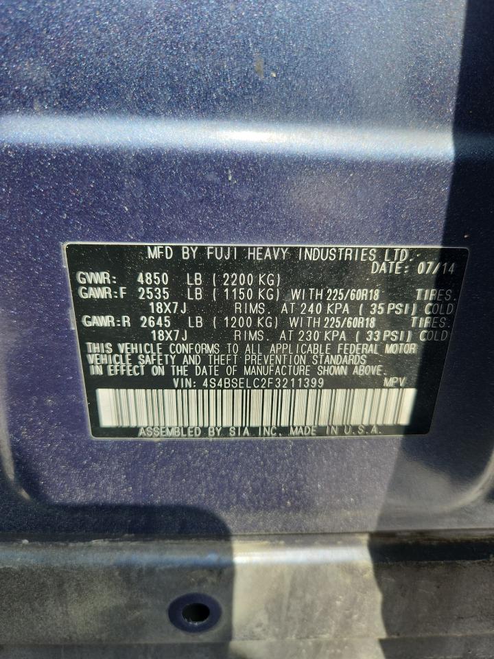 2015 SUBARU OUTBACK 3.6R LIMITED photo 27